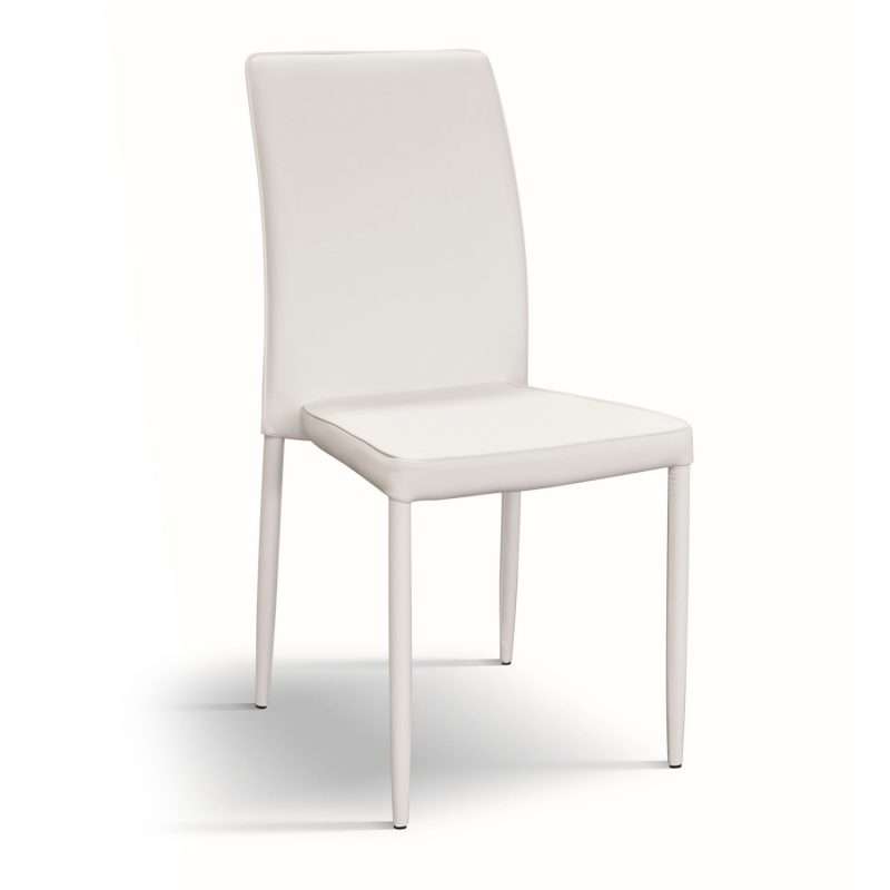 Sedia Mino di Castagnetti 1928 colore bianco.