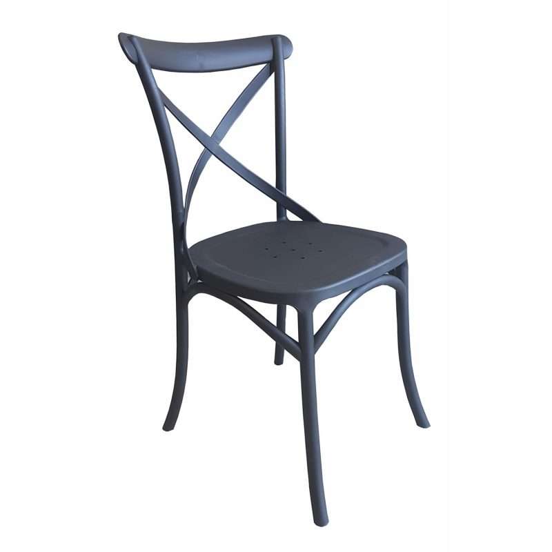 Sedia X Pro di Castagnetti 1928 colore nero.