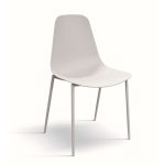 Sedia Malo di Castagnetti 1928 colore bianco.