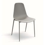 Sedia Malo di Castagnetti 1928 colore grigio.