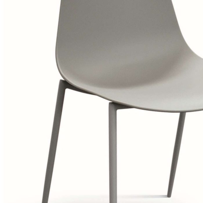 Sedia Malo di Castagnetti 1928 colore grigio.