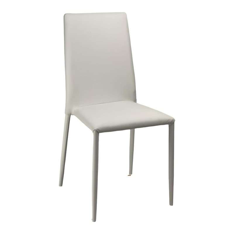 Sedia Vanity bianco di Powerlan.