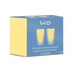 Set 2 bicchierini doppia parete giallo WD Lifestyle.