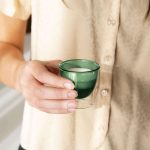 Set 2 bicchierini doppia parete verde WD Lifestyle.