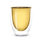 Set 2 bicchieri doppia parete giallo WD Lifestyle.