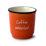 Set 6 tazzine caffè colorate con aforismi di WE Lifestyle.