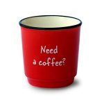 Set 6 tazzine caffè colorate con aforismi di WE Lifestyle.