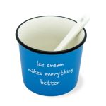 Set 4 coppette gelato colorate con aforismi di WE Lifestyle.