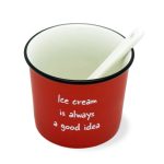 Set 4 coppette gelato colorate con aforismi di WE Lifestyle.