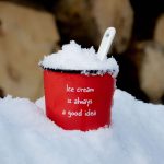 Set 4 coppette gelato colorate con aforismi di WE Lifestyle.