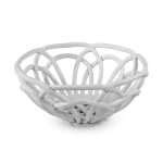 Cestino centrotavola bianco di WD Lifestyle.
