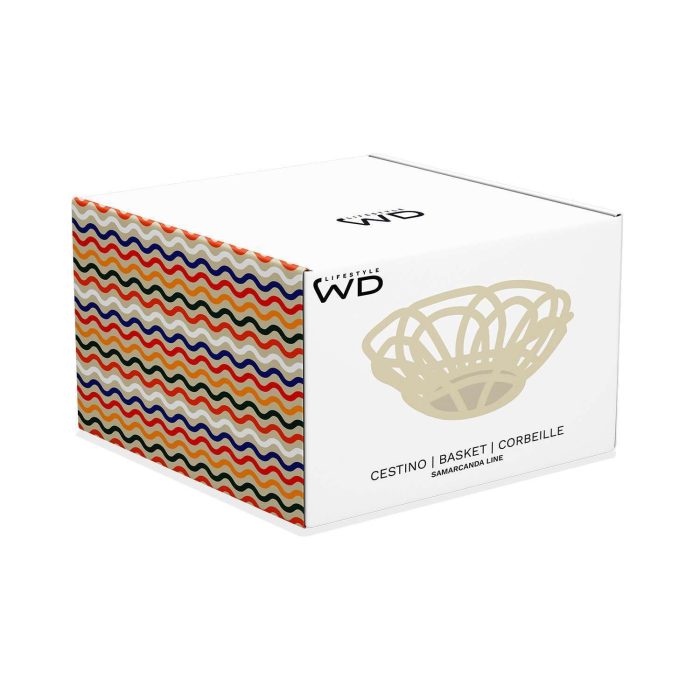 Cestino centrotavola bianco di WD Lifestyle.