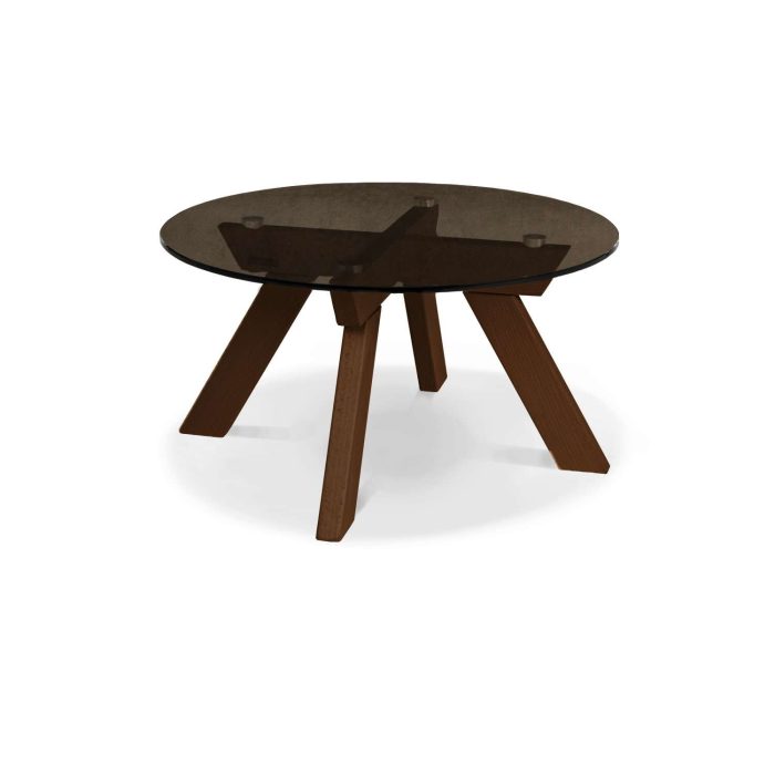 Tavolino Allegro in legno noce di Woodman.