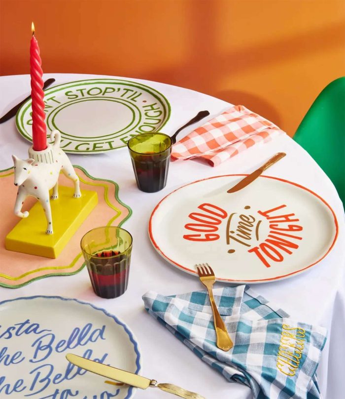 Collezione piatti pizza The Club di Bitossi Home.