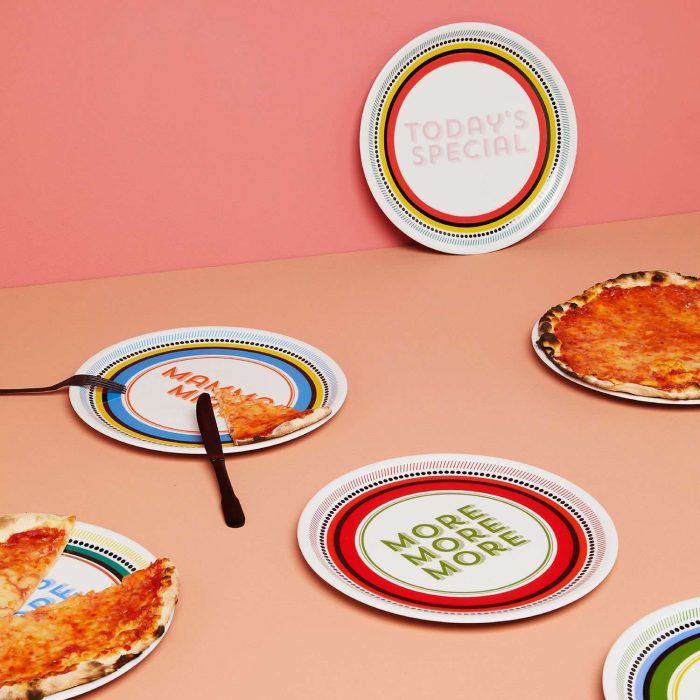 Collezione piatti pizza Guest di Bitossi Home.